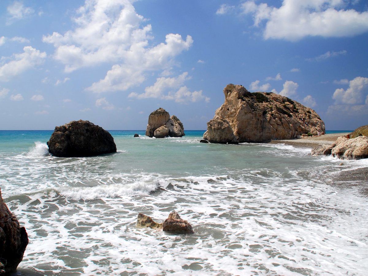 Aphrodite's Rock at Petra tou Romiou