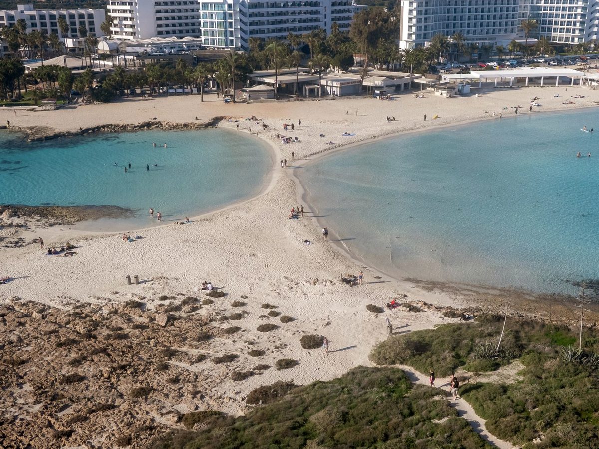 Nissi beach at Ayia Napa