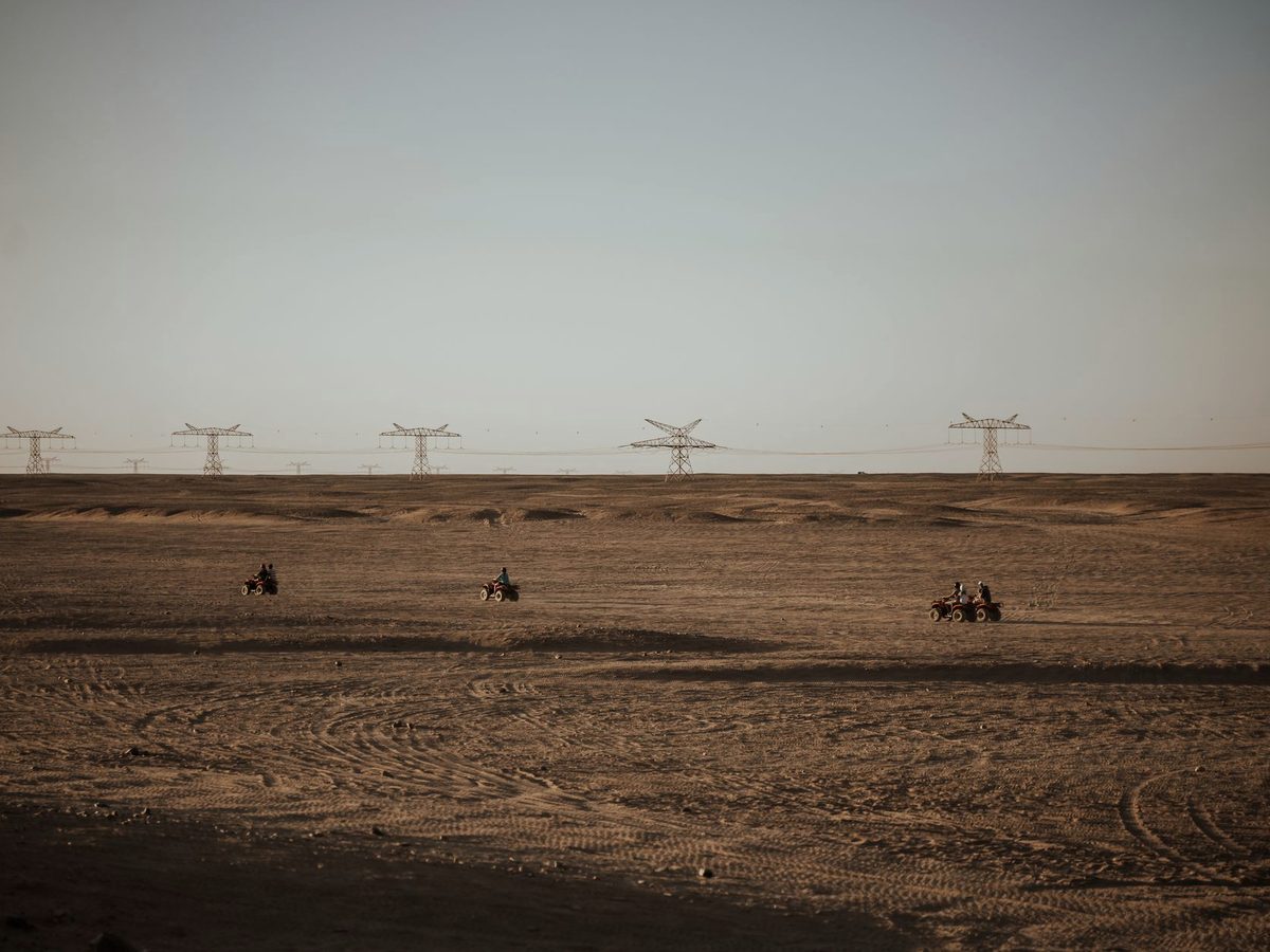 Quad bikes in the Eastern Desert