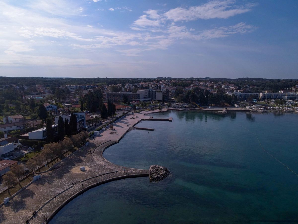 The pine-fringed coast around Porec