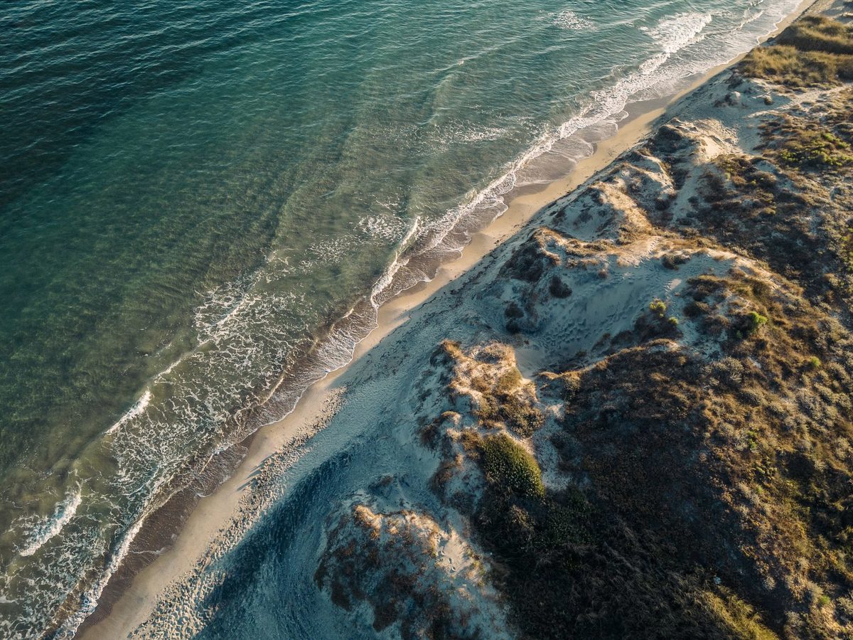 The north coast from the air