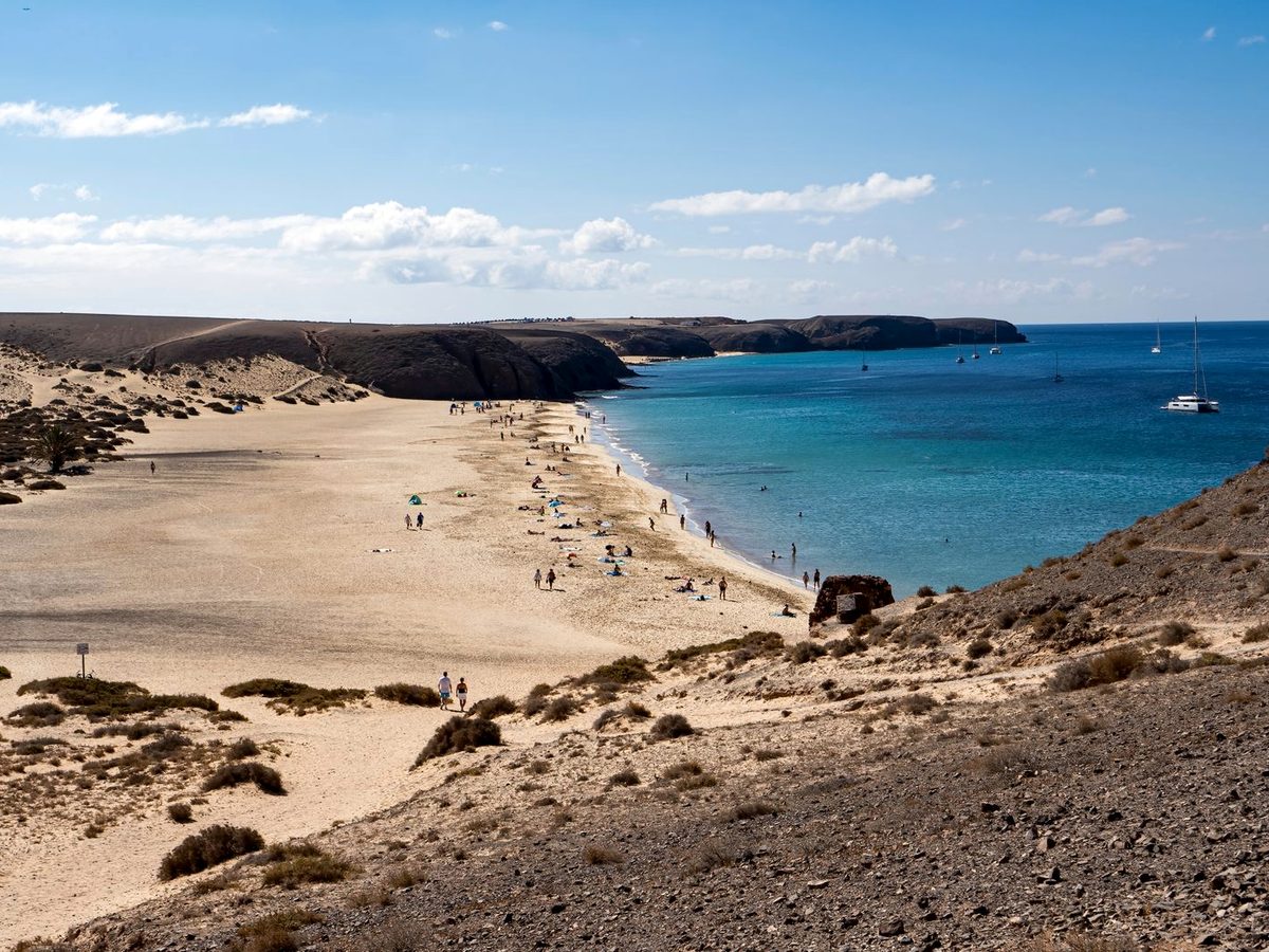 The Papagayo headland at the island's southern tip