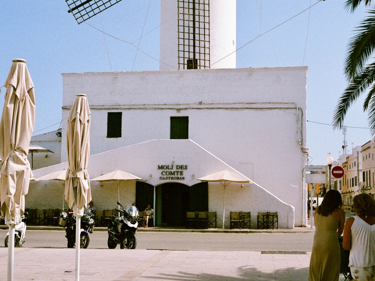 An old windmill on the edge of Ciutadella