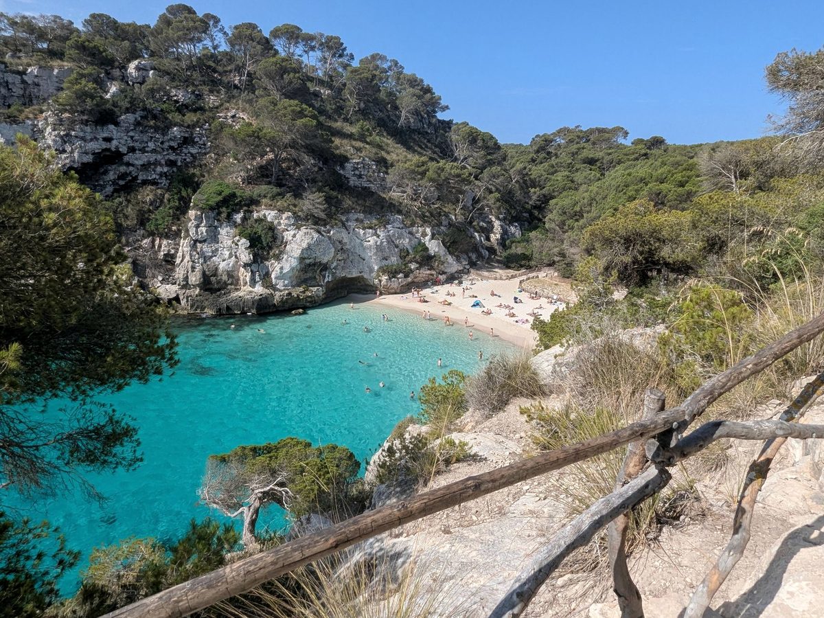 Cala Macarella, one of the virgin calas