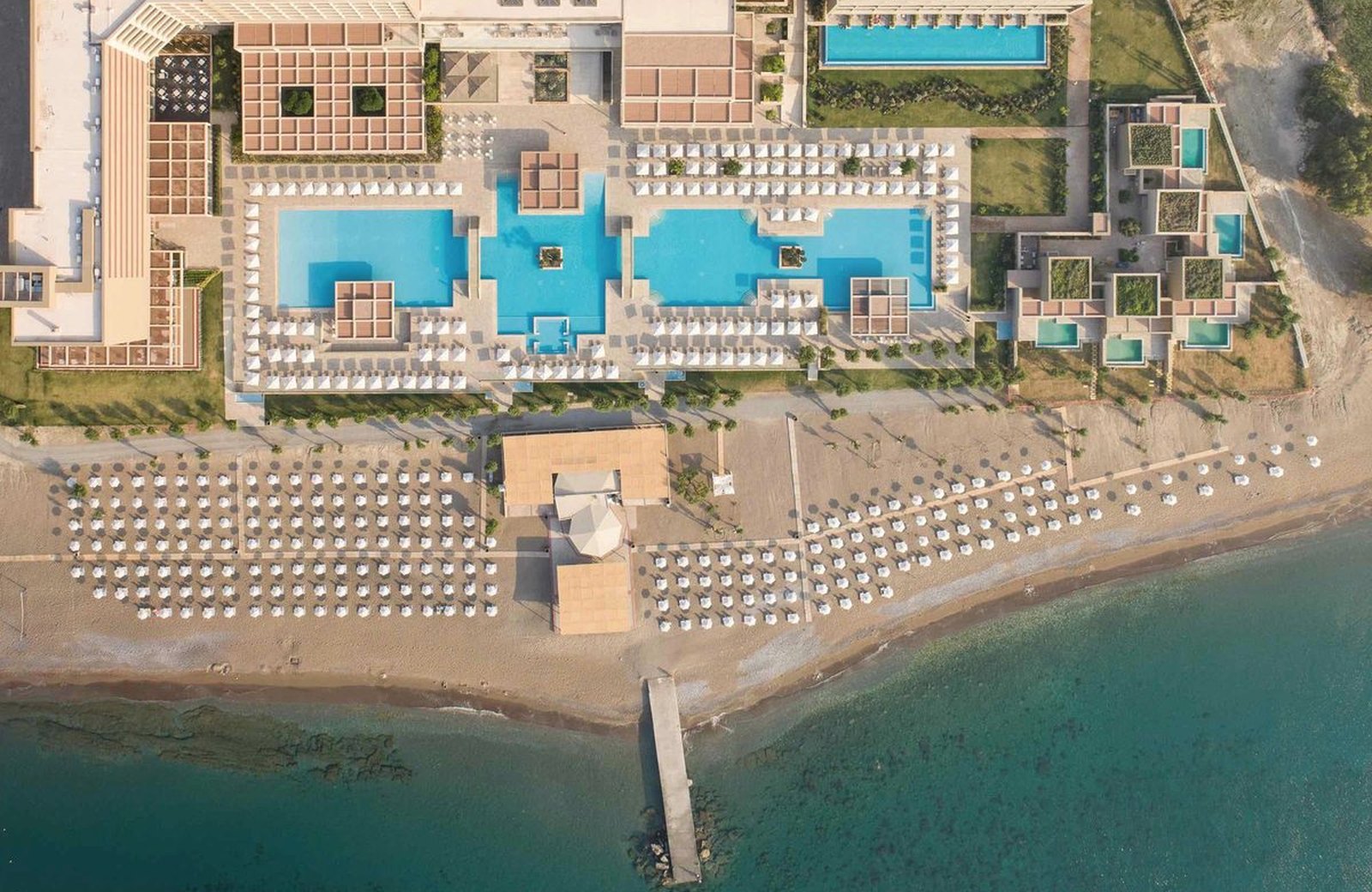 Amada Colossos Resort on Kallithea Beach, Rhodes.
