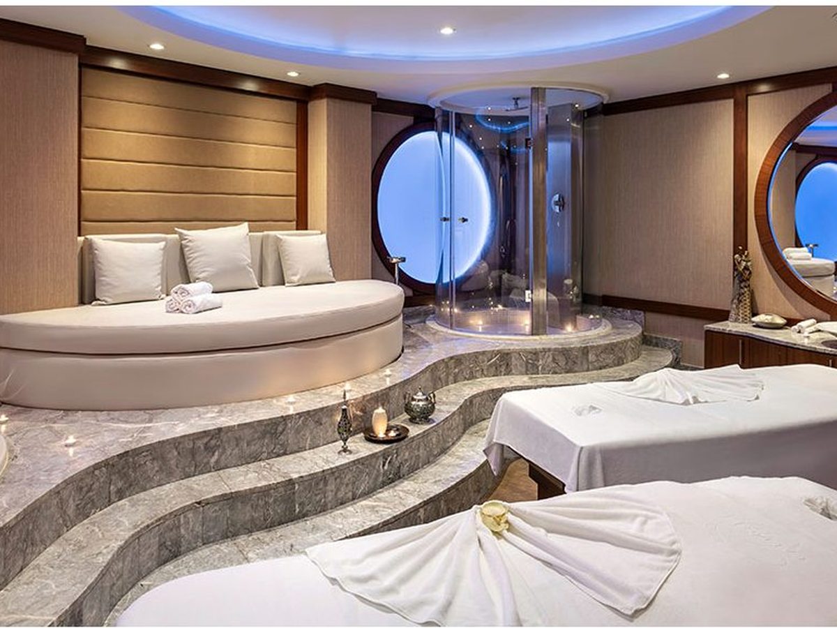 A private treatment suite in the Callos spa