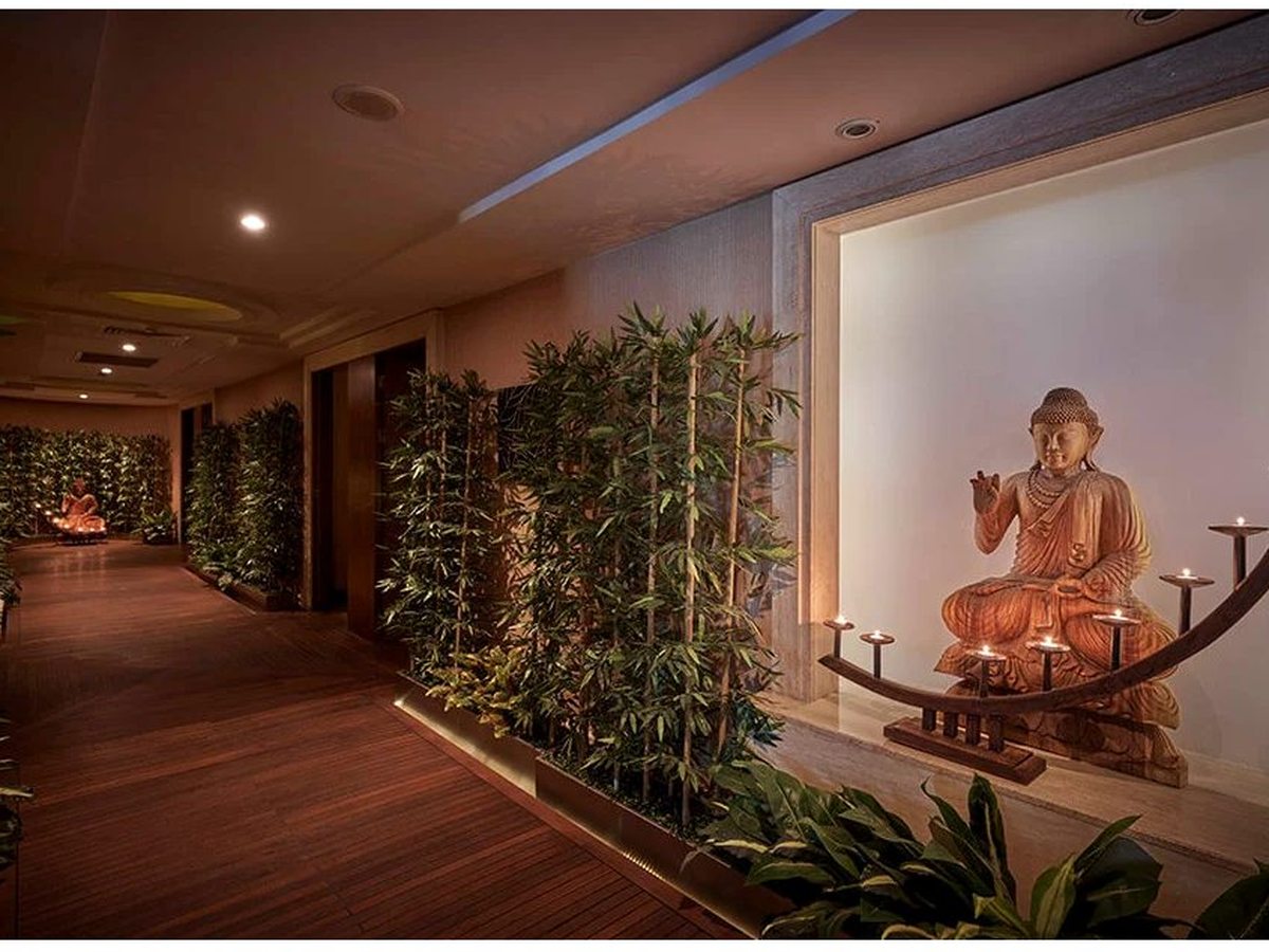 A corridor in the Callos spa
