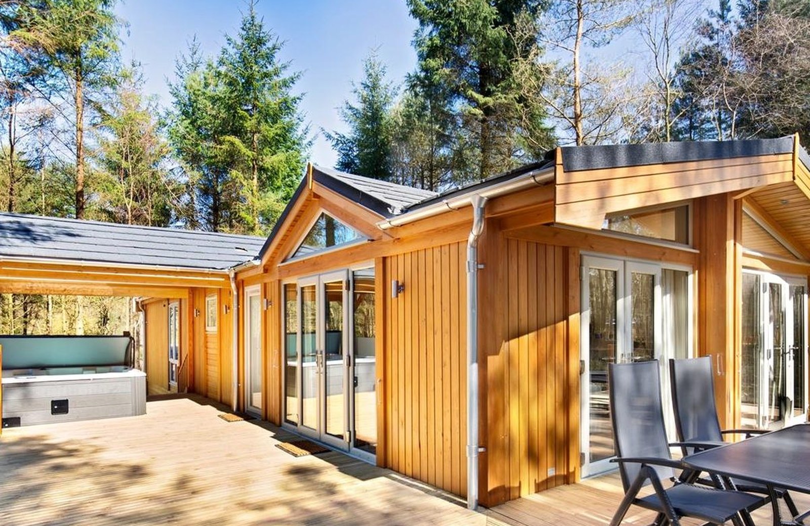 Darwin Forest Country Park: self-catering lodges set among the trees in private Derbyshire woodland.