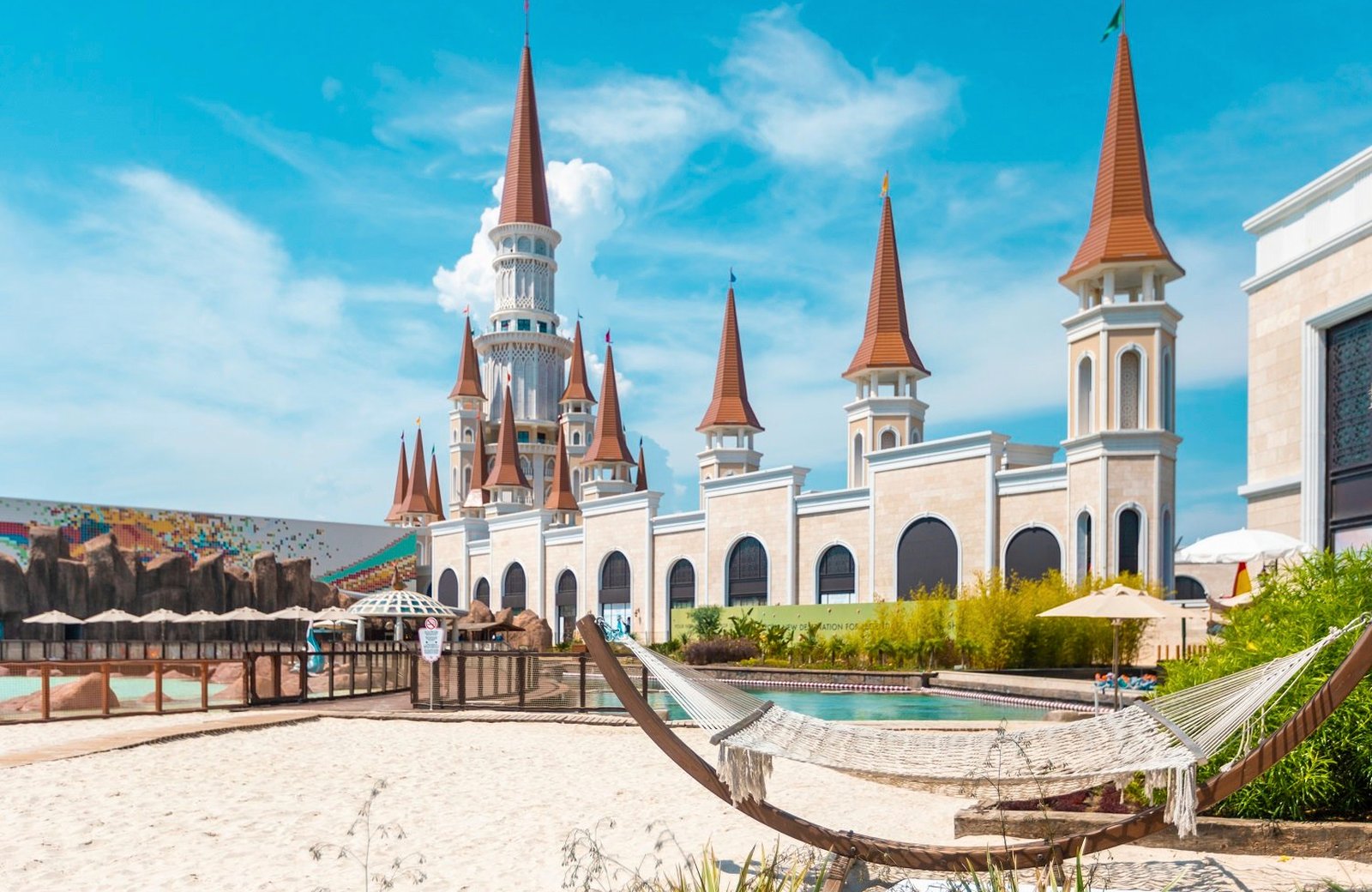 The Land of Legends Kingdom Hotel, a themed family hotel built inside the Land of Legends theme park at Kadriye, Belek.